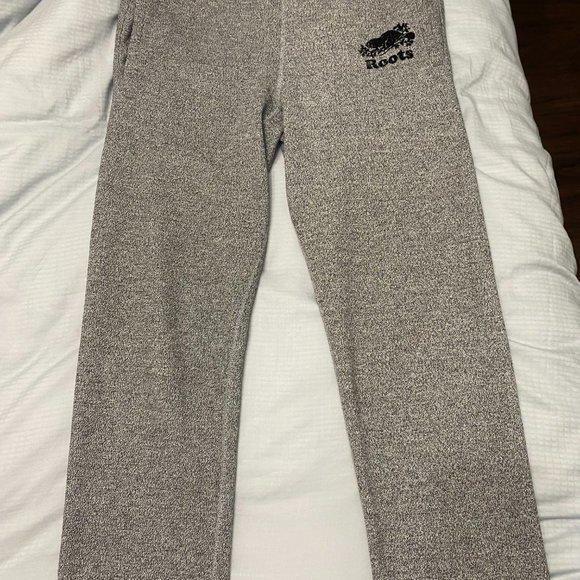 Roots Original Boyfriend Salt & Pepper Sweatpants - Picture 5 of 5